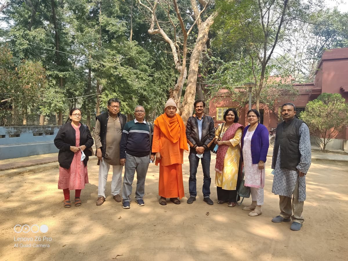 SEVAA team with community members including spiritual leaders and village representatives